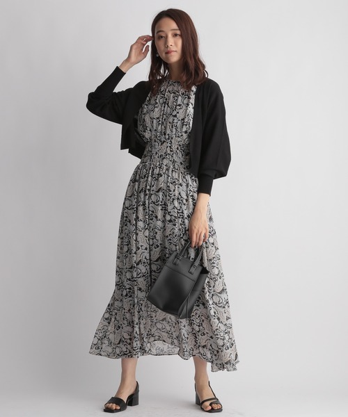 Andemiu（アンデミュウ）の「【UVイージーケア】キナガシショートカーディガン215526（カーディガン/ボレロ・レディース・ブラック/ライトグレー/モカ・FREE）」の9枚目の写真