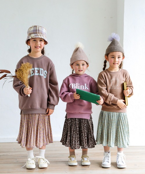 pairmanon(ペアマノン)の「【ママとおそろい】アコーディオンプリーツロング総柄スカート(その他パンツ・キッズ・ベージュ系その他/グリーン系その他/ブラウン系その他3/ブルー系その他2/ライトパープル/ブルー系その他3/ピンク系その他/グリーン/ブラック×ホワイト/レオパード/ブラック系その他2/ホワイト系その他/ブラウン系その他2・100/110/120/130/140/150/90)」の21枚目の写真