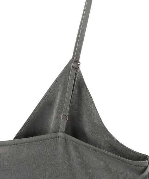 ALEXIA STAM（アリシアスタン）の「Back Ribbon Plain Satin Dress/バックリボンプレーンサテンドレス（ワンピース・レディース・ベージュ/チャコールグレー・S/M）」の20枚目の写真