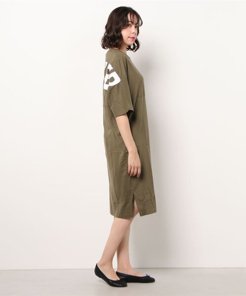 SILVER BULLET（シルバーバレット）の「『BANANA TRIP/バナナトリップ』PURSUER 切り替えドルマンワンピース【b】（ワンピース・レディース・ホワイト/ブラック/カーキ・M/L）」の6枚目の写真