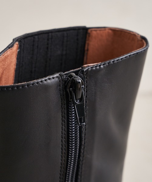 DouDou（ドゥドゥ）の「【新色追加】サイドゴアブーツ（ブーツ・レディース・ブラック/カーキ/ベージュ・M/L）」の9枚目の写真