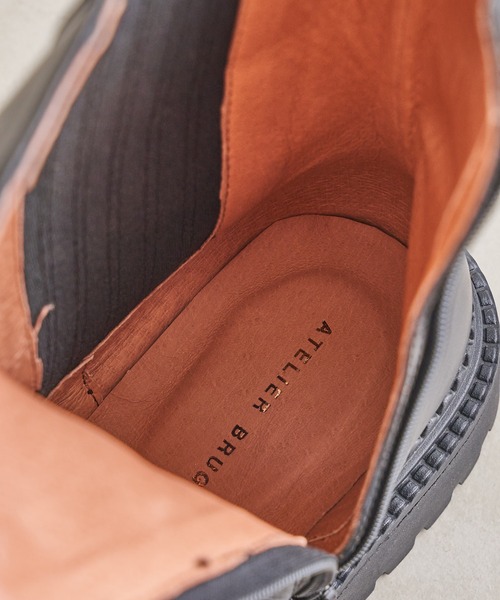 DouDou（ドゥドゥ）の「【新色追加】サイドゴアブーツ（ブーツ・レディース・ブラック/カーキ/ベージュ・M/L）」の7枚目の写真