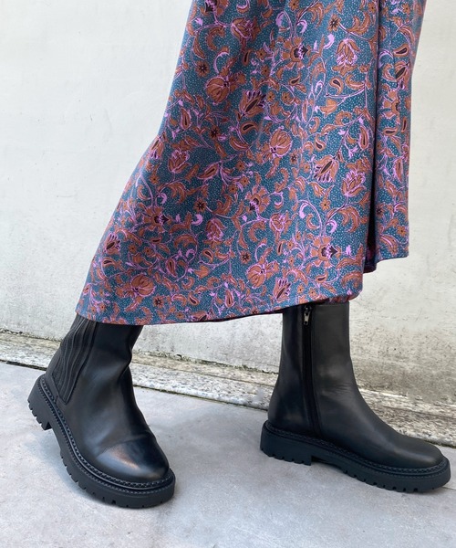 DouDou（ドゥドゥ）の「【新色追加】サイドゴアブーツ（ブーツ・レディース・ブラック/カーキ/ベージュ・M/L）」の21枚目の写真