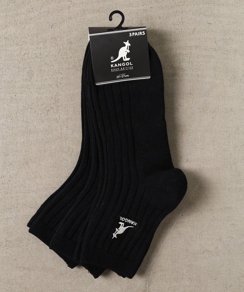 KANGOL(カンゴール)の「/KANGOL/ソリッドカラーワンポイントソックス(ソックス/靴下・メンズ・その他3/その他/その他1/ブラック系その他/ブラック/ブラック系その他2/その他2/ホワイト系その他/ホワイト系その他3/ホワイト/ブラック系その他3/ホワイト系その他2・MEDIUM)」の7枚目の写真