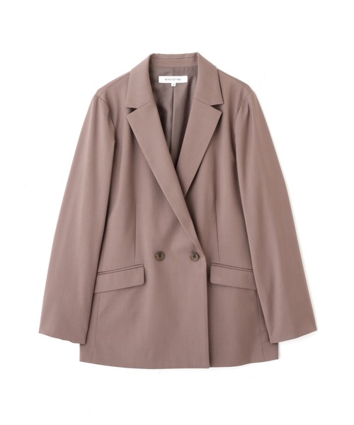 NATURAL BEAUTY BASIC（ナチュラルビューティーベーシック）の「ダブルテーラードジャケット/0171255812（テーラードジャケット・レディース・ネイビー/ブラウン/ブラウン系その他5・SMALL/MEDIUM）」の20枚目の写真