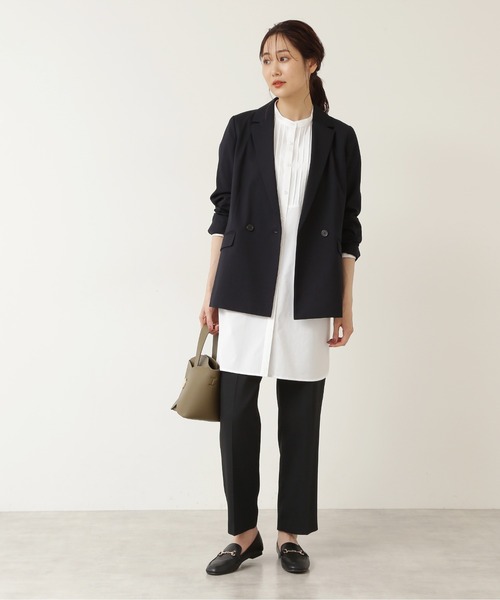 NATURAL BEAUTY BASIC（ナチュラルビューティーベーシック）の「ダブルテーラードジャケット/0171255812（テーラードジャケット・レディース・ネイビー/ブラウン/ブラウン系その他5・SMALL/MEDIUM）」の16枚目の写真