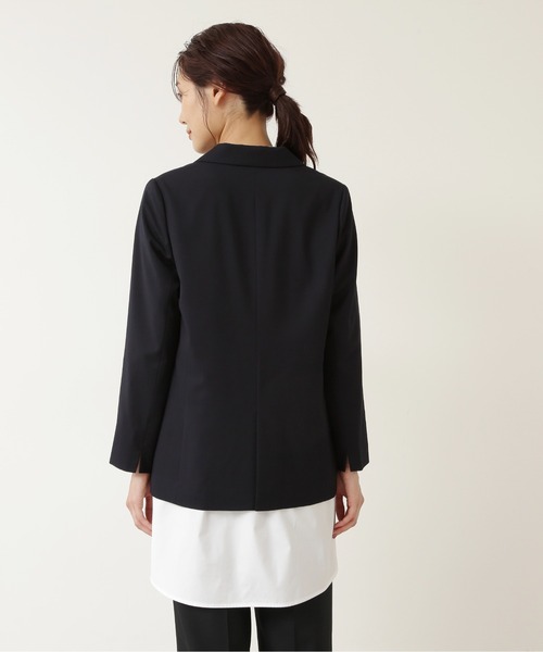 NATURAL BEAUTY BASIC（ナチュラルビューティーベーシック）の「ダブルテーラードジャケット/0171255812（テーラードジャケット・レディース・ネイビー/ブラウン/ブラウン系その他5・SMALL/MEDIUM）」の18枚目の写真