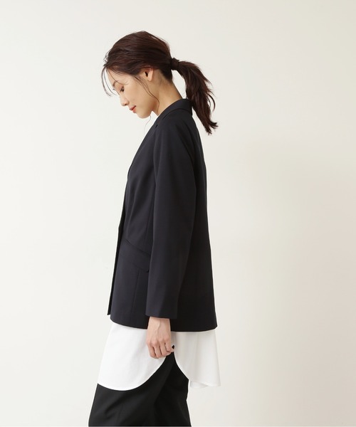 NATURAL BEAUTY BASIC（ナチュラルビューティーベーシック）の「ダブルテーラードジャケット/0171255812（テーラードジャケット・レディース・ネイビー/ブラウン/ブラウン系その他5・SMALL/MEDIUM）」の10枚目の写真