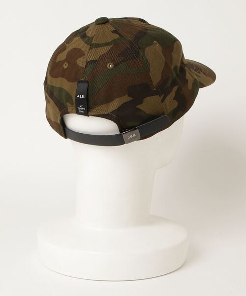 J.S.B.（ジェーエスビー）の「Tricolor Logo 6P Cap（キャップ・レディース・オリーブ・FREE）」の2枚目の写真