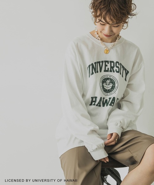 URBAN RESEARCH（アーバンリサーチ）の「カレッジロゴロンTシャツ（Tシャツ/カットソー・レディース・その他2/その他1/その他3・FREE）」の2枚目の写真