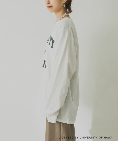 URBAN RESEARCH（アーバンリサーチ）の「カレッジロゴロンTシャツ（Tシャツ/カットソー・レディース・その他2/その他1/その他3・FREE）」の18枚目の写真