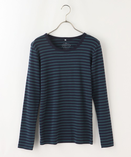 Honeys（ハニーズ）の「オーガニックＵネックＴ（Tシャツ/カットソー・レディース・ブルー系その他/ブラック/ボルドー/グレイッシュベージュ/ホワイト/ベージュ系その他・LL/M/L）」の11枚目の写真