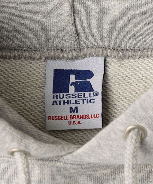 Russell Athletic（ラッセルアスレティック）の「【WEB限定/SHIPS別注】RUSSELL ATHLETIC: ビッグシルエット プリント パーカー (トレーナー)（パーカー・メンズ・ライトグレー/ブラック/グレー・SMALL/MEDIUM/LARGE/X-LARGE）」の20枚目の写真