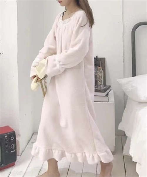 セール コーラルフリースワンピース パジャマ ルームウェア ルームウェア パジャマ Free Stylists フリー スタイリスト のファッション通販 Zozotown