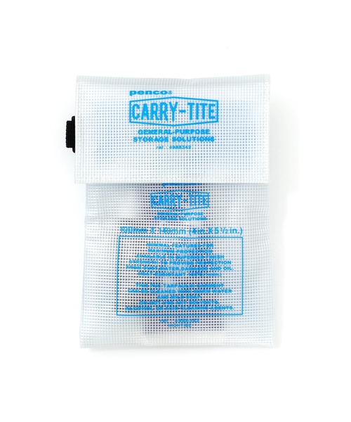 PENCO(ペンコ)の「penco ペンコ キャリータイトケース クリア S ミニポーチ カード 財布 小銭入れ(コインケース・メンズ・オレンジ/ライトブルー・FREE)」の10枚目の写真