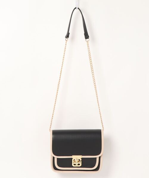 Allamanda（アラマンダ）の「パイピングバッグ（トートバッグ・レディース・ブラック系その他2/アイボリー系3・ONE SIZE）」の2枚目の写真