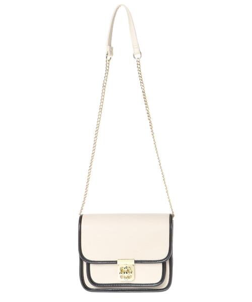 Allamanda（アラマンダ）の「パイピングバッグ（トートバッグ・レディース・ブラック系その他2/アイボリー系3・ONE SIZE）」の3枚目の写真