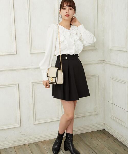 Allamanda（アラマンダ）の「パイピングバッグ（トートバッグ・レディース・ブラック系その他2/アイボリー系3・ONE SIZE）」の7枚目の写真