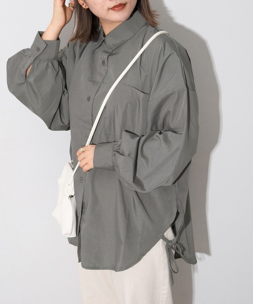 kutir（クティール）の「ドローコードシャツ（シャツ/ブラウス・レディース・マスタード/グレー/ホワイト・FREE）」の20枚目の写真