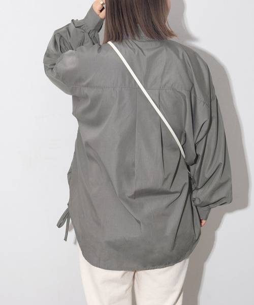 kutir（クティール）の「ドローコードシャツ（シャツ/ブラウス・レディース・マスタード/グレー/ホワイト・FREE）」の12枚目の写真