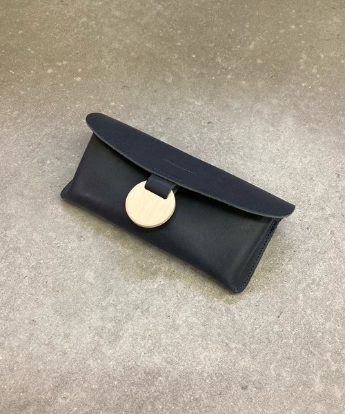 TIDEWAY(タイドウェイ)の「WOOD 眼鏡CASE(メガネ・メンズ・ブラウン/ネイビー/ブラック・FREE)」の3枚目の写真