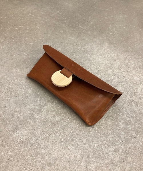 TIDEWAY(タイドウェイ)の「WOOD 眼鏡CASE(メガネ・メンズ・ブラウン/ネイビー/ブラック・FREE)」の4枚目の写真