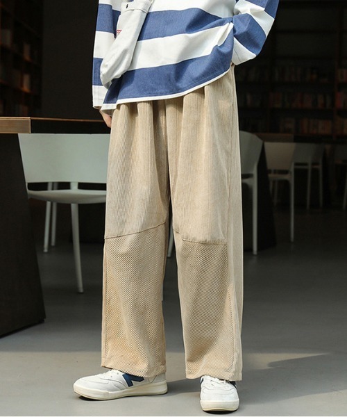 CORPUS TOKYO(コーパス トーキョー)の「Lazy Tokyo ワイドイージーコーデュロイパンツ(その他パンツ・メンズ・ブルー/カーキ/ベージュ/ブラック・3/4/2/1)」の21枚目の写真