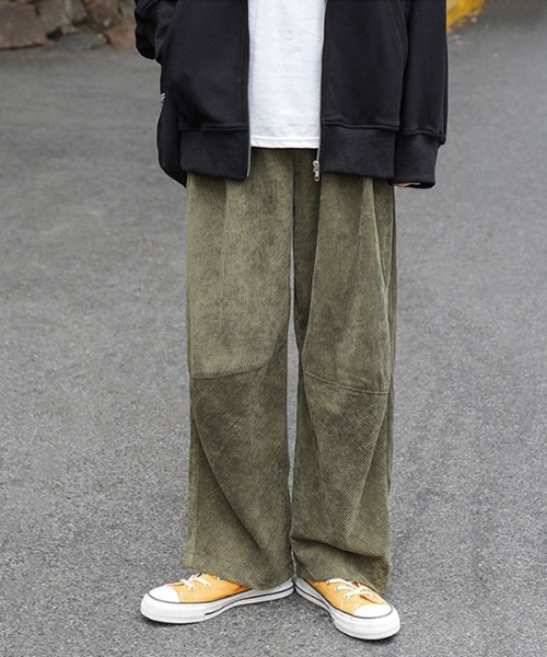 CORPUS TOKYO(コーパス トーキョー)の「Lazy Tokyo ワイドイージーコーデュロイパンツ(その他パンツ・メンズ・ブルー/カーキ/ベージュ/ブラック・3/4/2/1)」の17枚目の写真