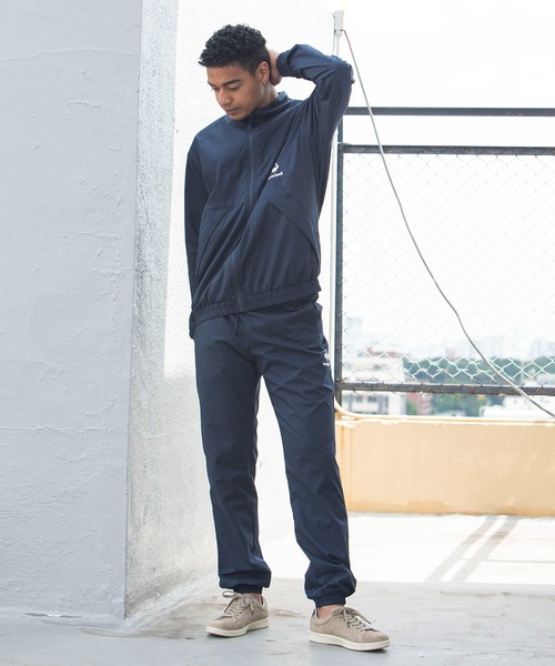 le coq sportif(ルコックスポルティフ)の「ソロテックスウインドジャケット(裏メッシュ) ウェア ウインドブレーカー ウィンドブレーカー トレーニング トレーニングウェア スポーツウェア(ジャージ・メンズ・ブラック/ホワイト/ネイビー・L/XL/XXL/S/M)」の20枚目の写真