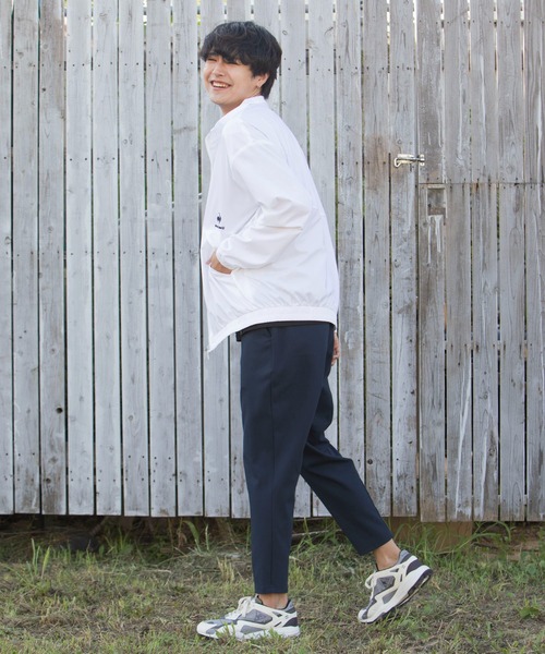 le coq sportif(ルコックスポルティフ)の「ソロテックスウインドジャケット(裏メッシュ) ウェア ウインドブレーカー ウィンドブレーカー トレーニング トレーニングウェア スポーツウェア(ジャージ・メンズ・ブラック/ホワイト/ネイビー・L/XL/XXL/S/M)」の6枚目の写真
