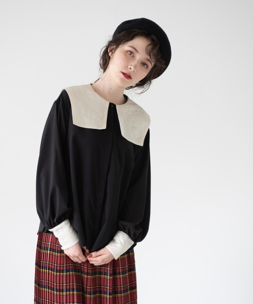 square sailor collar blouse/スクエアセーラーカラーブラウス