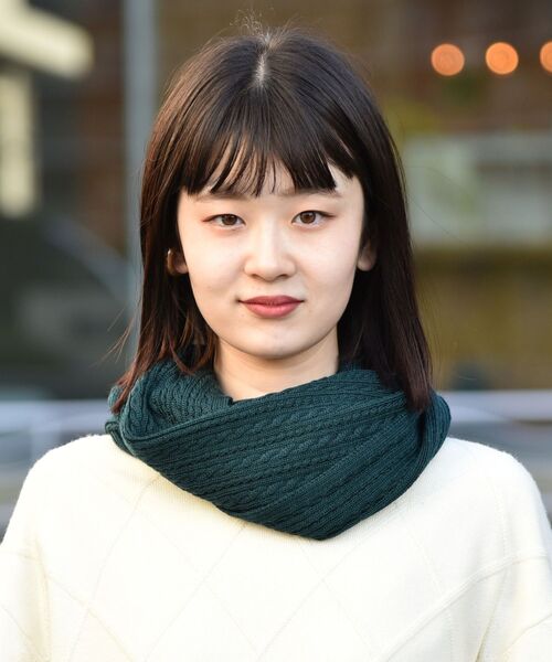 SHIPS（シップス）の「SHIPS: アランニット スヌード（ネックウォーマー/スヌード・メンズ・ブラック/ベージュ/グリーン/グレー・ONE SIZE）」の8枚目の写真