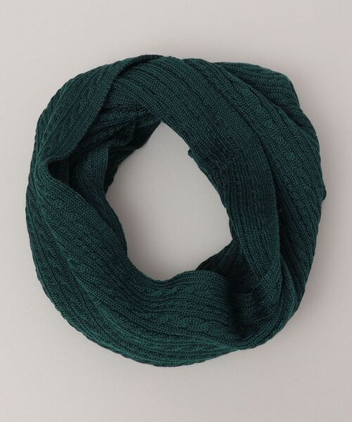 SHIPS（シップス）の「SHIPS: アランニット スヌード（ネックウォーマー/スヌード・メンズ・ブラック/ベージュ/グリーン/グレー・ONE SIZE）」の10枚目の写真