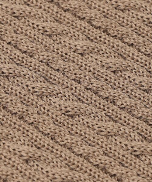 SHIPS（シップス）の「SHIPS: アランニット スヌード（ネックウォーマー/スヌード・メンズ・ブラック/ベージュ/グリーン/グレー・ONE SIZE）」の14枚目の写真