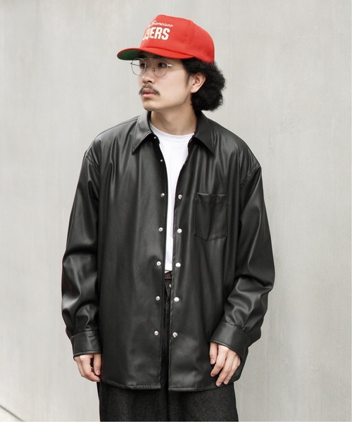 ALLEGE / アレッジ】SYNTHETIC LEATHER SHIRTの通販はau PAY 