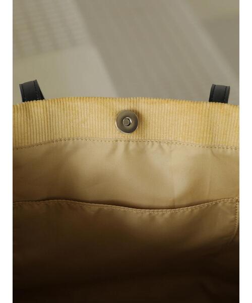 AMERICAN HOLIC（アメリカンホリック）の「コーデュロイ結び手トートバッグ（トートバッグ・レディース・ベージュ・FREE）」の5枚目の写真