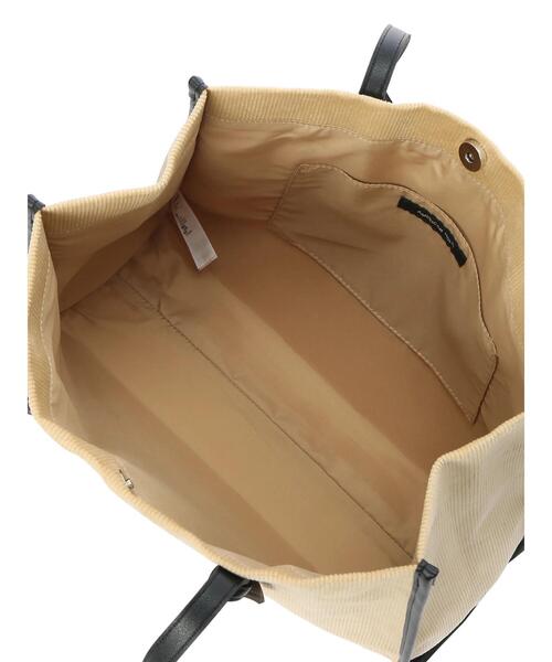 AMERICAN HOLIC（アメリカンホリック）の「コーデュロイ結び手トートバッグ（トートバッグ・レディース・ベージュ・FREE）」の3枚目の写真