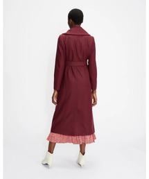 TED BAKER テッドベイカー ロングコート 裏地花柄 ストライプ ウール TED BAKER(テッドベーカー) コート(レディース) - ブランド通販のBUYMA