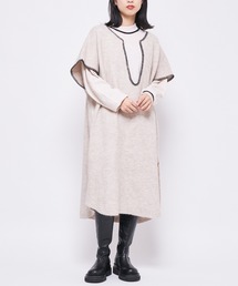 CIAOPANIC | 【UNSPARE/アンスペア】配色ステッチレイヤードニット/WEB・一部店舗限定(ニット/セーター)