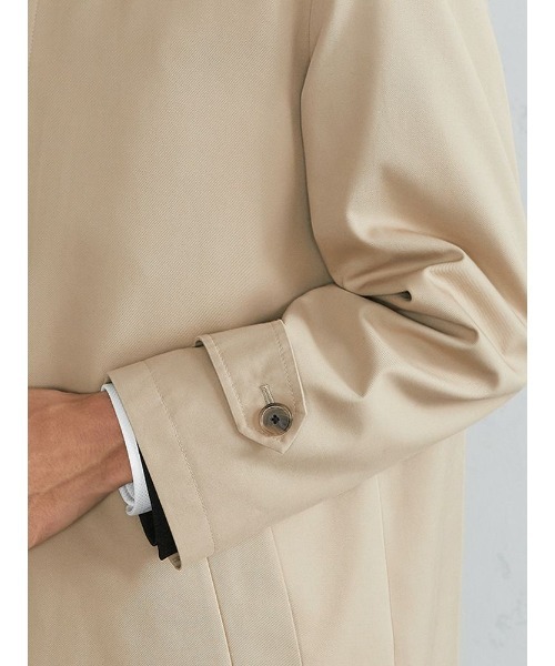 Perfect Suit FActory(パーフェクトスーツファクトリー)の「T/C ステンカラー無地コート(ステンカラーコート・メンズ・ブラック/ベージュ/ネイビー・S/LL/M/L)」の20枚目の写真