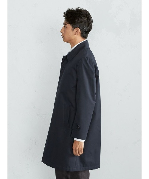 Perfect Suit FActory(パーフェクトスーツファクトリー)の「T/C ステンカラー無地コート(ステンカラーコート・メンズ・ブラック/ベージュ/ネイビー・S/LL/M/L)」の11枚目の写真