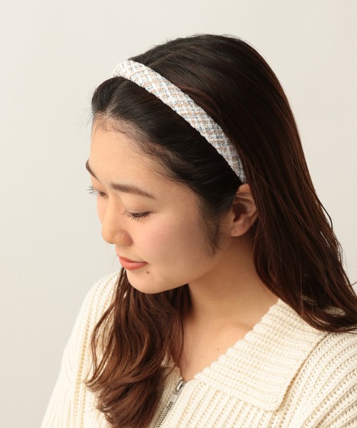 Heather(ヘザー)の「ホソボリュームカチューシャ 235508(カチューシャ・レディース・ブラック系その他/ブラウン系その他/ブラック系その他2/ベージュ系その他/ホワイト系その他/ブラック系その他3・ONE SIZE)」の2枚目の写真