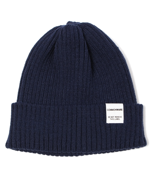 AMERICAN RAG CIE（アメリカンラグシー）の「AMERICAN RAG CIE&Magine COMMONWARE WOOL KNIT CAP（ニットキャップ/ビーニー・メンズ・オフホワイト/トップグレー/ブラック/ネイビー・F）」の4枚目の写真