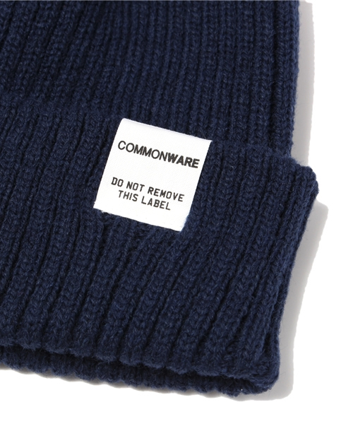 AMERICAN RAG CIE（アメリカンラグシー）の「AMERICAN RAG CIE&Magine COMMONWARE WOOL KNIT CAP（ニットキャップ/ビーニー・メンズ・オフホワイト/トップグレー/ブラック/ネイビー・F）」の7枚目の写真