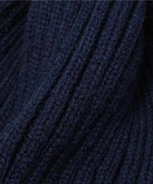 AMERICAN RAG CIE（アメリカンラグシー）の「AMERICAN RAG CIE&Magine COMMONWARE WOOL KNIT CAP（ニットキャップ/ビーニー・メンズ・オフホワイト/トップグレー/ブラック/ネイビー・F）」の8枚目の写真