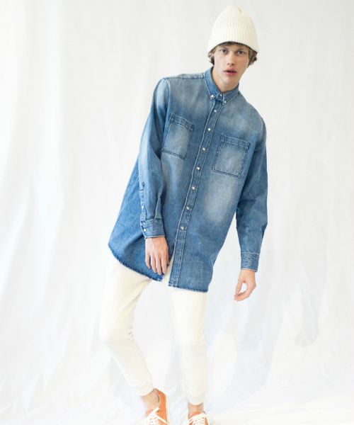 AMERICAN RAG CIE（アメリカンラグシー）の「AMERICAN RAG CIE&Magine COMMONWARE WOOL KNIT CAP（ニットキャップ/ビーニー・メンズ・オフホワイト/トップグレー/ブラック/ネイビー・F）」の10枚目の写真