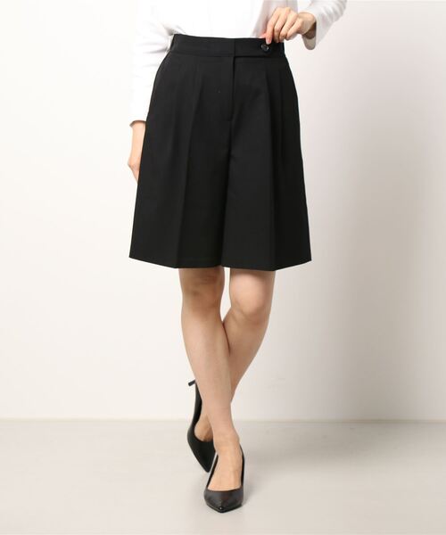 Q(キュー)の「キュロットパンツ(その他パンツ・レディース・カーキ/ブラック・MEDIUM)」の5枚目の写真