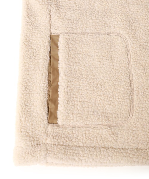 Cape HEIGHTS（ケープハイツ）の「【Cape HEIGHTS】UNISEX BREAKHEART 2 FREECE JACKET（ブルゾン・レディース・オフホワイト/オリーブ・S）」の6枚目の写真