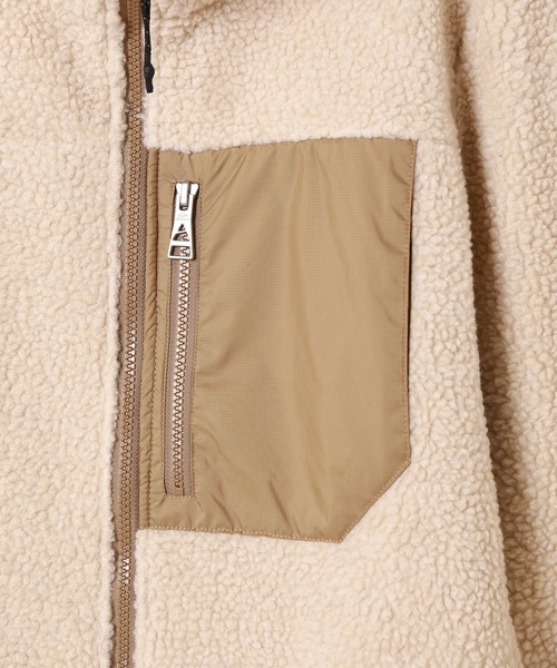 Cape HEIGHTS（ケープハイツ）の「【Cape HEIGHTS】UNISEX BREAKHEART 2 FREECE JACKET（ブルゾン・レディース・オフホワイト/オリーブ・S）」の16枚目の写真