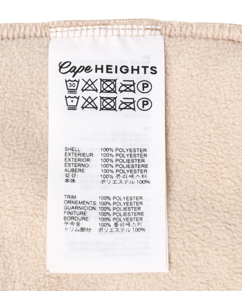 Cape HEIGHTS（ケープハイツ）の「【Cape HEIGHTS】UNISEX BREAKHEART 2 FREECE JACKET（ブルゾン・レディース・オフホワイト/オリーブ・S）」の14枚目の写真